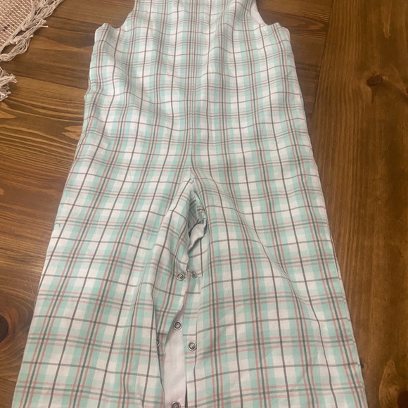 Boys set of 3 romper sets Plaid and Navy Kids Set - Picture 5 of 16